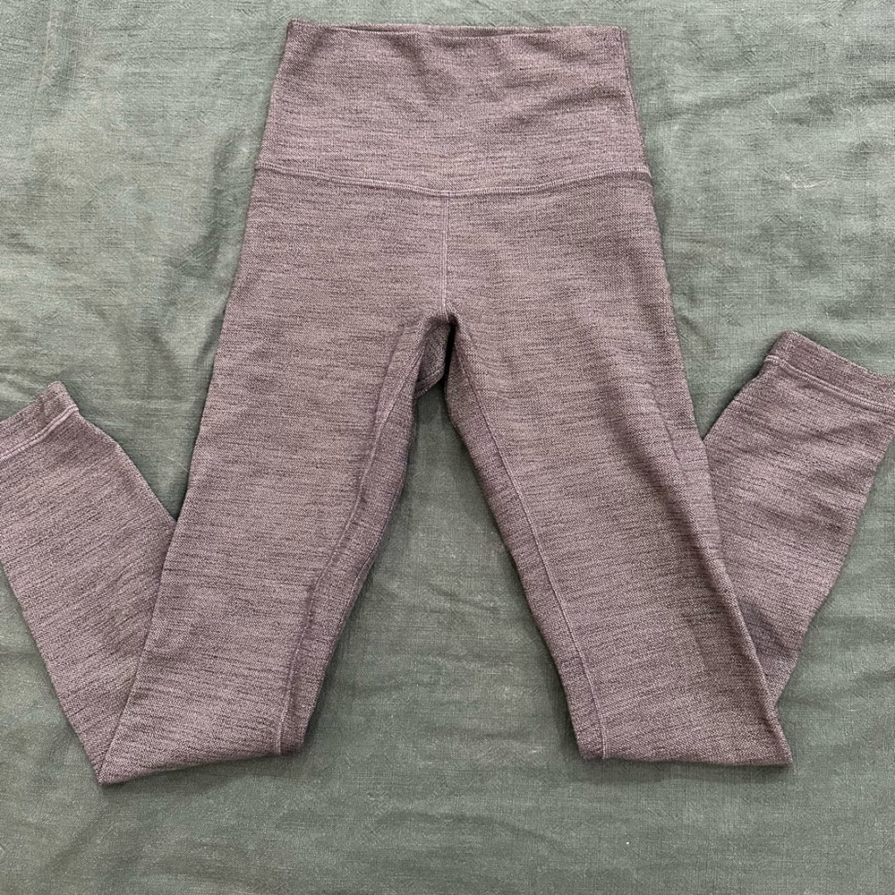 lululemon athletica High-Waist Heathered Mauve Leggings